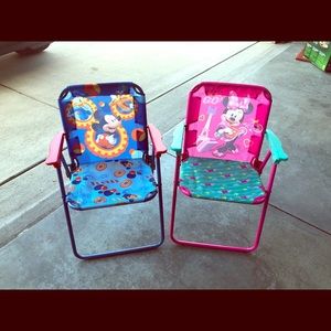 Mickey & Minnie Kids Lawn Chairs